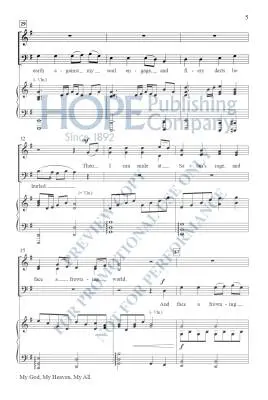My God, My Heaven, My All - Shackley - Choral Octavo - SAB Accompanied