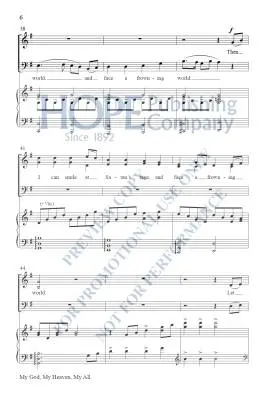 My God, My Heaven, My All - Shackley - Choral Octavo - SAB Accompanied