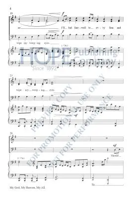 My God, My Heaven, My All - Shackley - Choral Octavo - SAB Accompanied