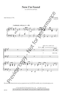 Now I\'m Found - Osiek - Choral Octavo - SATB Accompanied