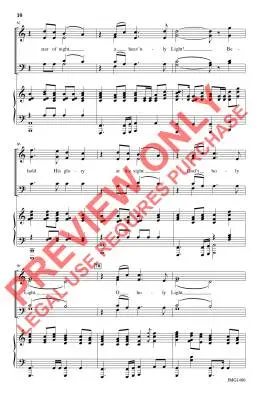O Holy Light - McDonald - Choral Octavo - SATB Accompanied