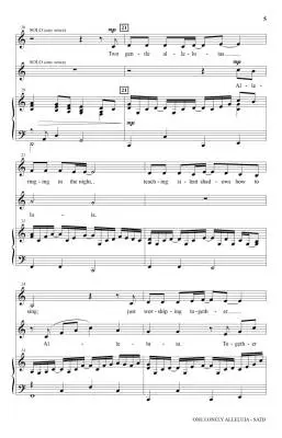 One Lonely Alleluia - Martin - Choral Octavo - SATB Accompanied
