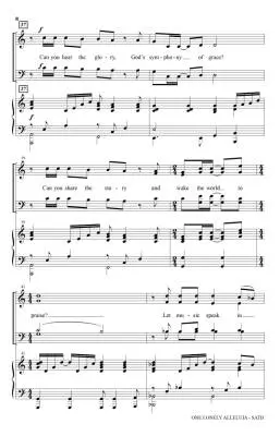 One Lonely Alleluia - Martin - Choral Octavo - SATB Accompanied