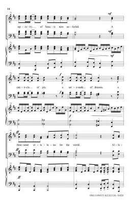 One Lonely Alleluia - Martin - Choral Octavo - SATB Accompanied