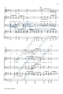 One Song in Praise - McDonald - Choral Octavo - SATB Accompanied