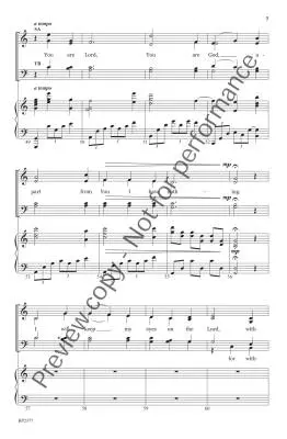 Psalm 16 (My Refuge) - Courtney - Choral Octavo - SATB Accompanied
