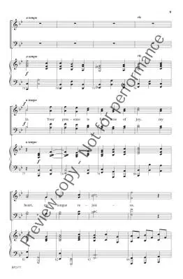 Psalm 16 (My Refuge) - Courtney - Choral Octavo - SATB Accompanied