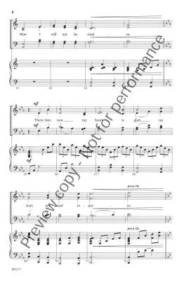 Psalm 16 (My Refuge) - Courtney - Choral Octavo - SATB Accompanied