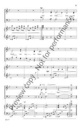 Psalm 16 (My Refuge) - Courtney - Choral Octavo - SATB Accompanied