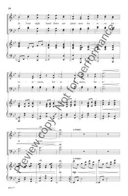 Psalm 16 (My Refuge) - Courtney - Choral Octavo - SATB Accompanied
