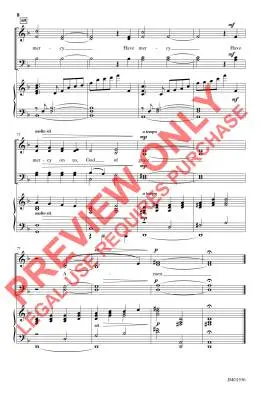 Psalm of Repentance - Dengler - Choral Octavo - SATB Accompanied
