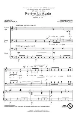 Revive Us Again - Choplin - Choral Octavo - SATB Accompanied