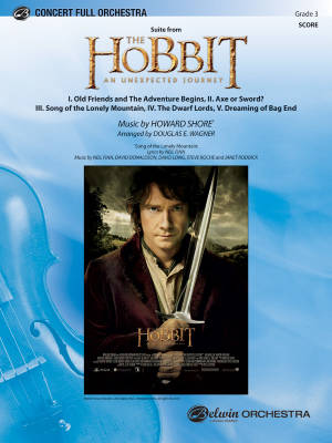 Belwin - Suite from The Hobbit: An Unexpected Journey - Shore/Wagner - Orchestre complet - Niveau 3