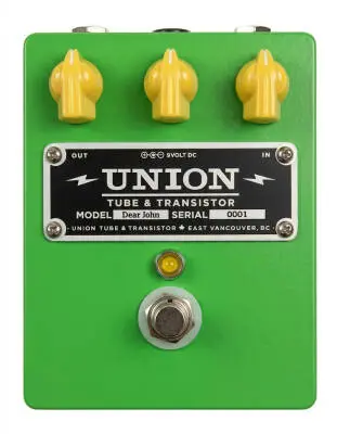 Union Tube & Transistor - Dear John Overdrive Pedal