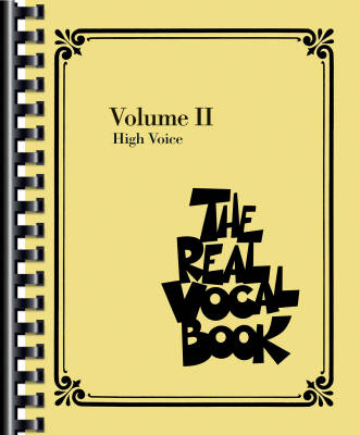 Hal Leonard - The Real Vocal Book - Volume II - Voix aigu