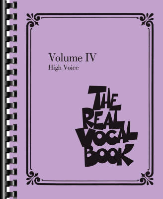 Hal Leonard - The Real Vocal Book - Volume IV - Voix haute