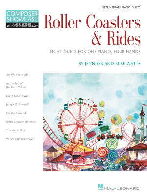 Hal Leonard - Roller Coasters & Rides - Watts - Intermediate Piano Duets (1 Piano, 4 Hands)