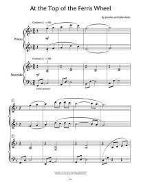 Roller Coasters & Rides - Watts - Intermediate Piano Duets (1 Piano, 4 Hands)