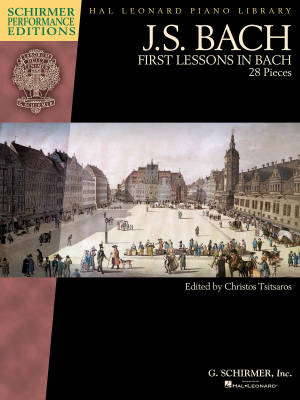 G. Schirmer Inc. - First Lessons in Bach, 28 Pieces - Bach/Tsitsaros - Piano - Book