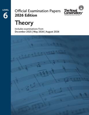 RCM Official Examination Papers 2026 Edition: Theory, Level 6 - Book