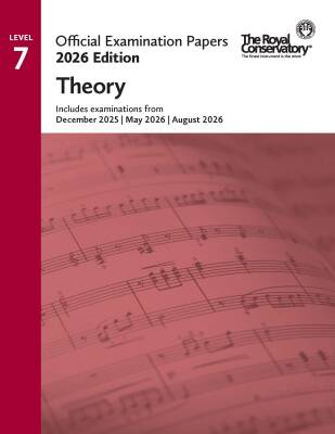 RCM Official Examination Papers 2026 Edition: Theory, Level 7 - Book