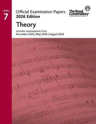 RCM Official Examination Papers 2026 Edition: Theory, Level 7 - Book