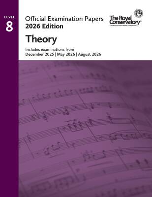 RCM Official Examination Papers 2026 Edition: Theory, Level 8 - Book