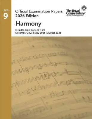 Frederick Harris Music Company - RCM Official Examination Papers 2026 Edition: Harmony, Level 9 - Book