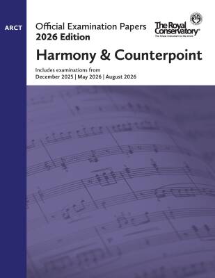 RCM Official Examination Papers 2026 Edition: Harmony/Counterpoint, ARCT - Book