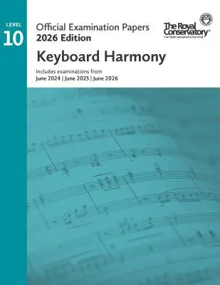 Frederick Harris Music Company - RCM Official Examination Papers 2026 Edition: Keyboard Harmony, Level 10 - Book