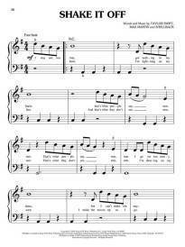 Taylor Swift - 1989 - Big Note Piano