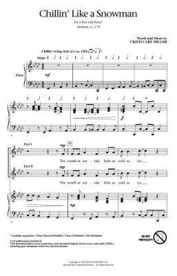 Chillin\' Like a Snowman - Miller - Choral Octavo - 2-Pt Accompanied