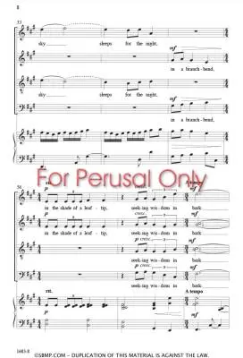 The Soul of a Tree - Bernon - Choral Octavo - SATB Accompanied