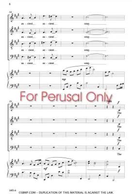 The Soul of a Tree - Bernon - Choral Octavo - SATB Accompanied