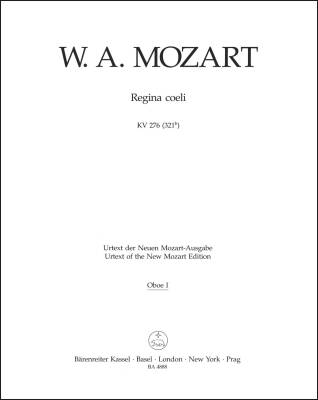 Regina Coeli in C Major K. 276 (321b) - Mozart - Wind Set, Urtext Edition