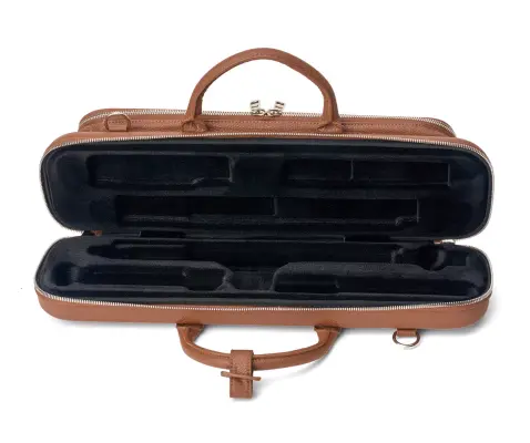 Pro Pac Rumi C and B Foot Flute Case - Espresso