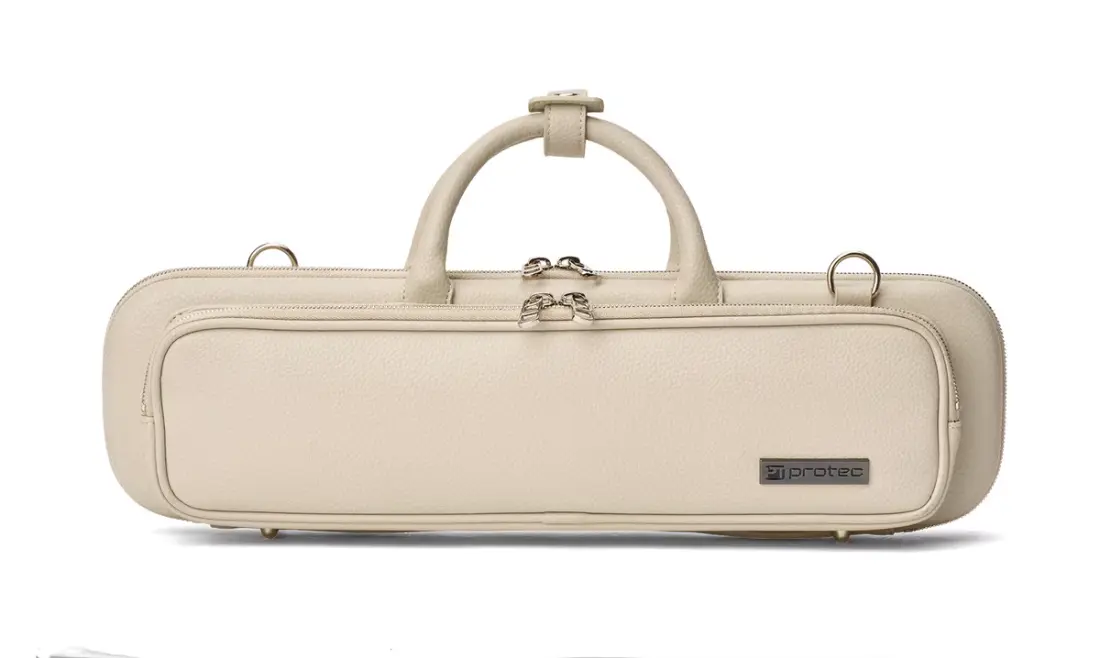 Pro Pac Rumi C and B Foot Flute Case - Ivory
