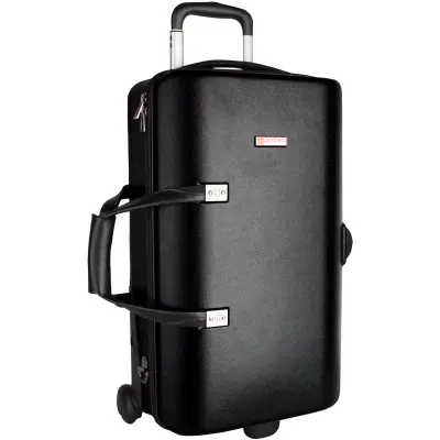 Protec - Zippered Triple Trumpet Case with Wheels - Black