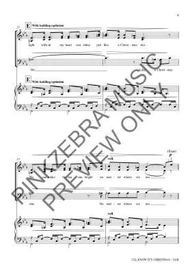 I\'ll Know It\'s Christmas - Pinkzebra - Choral Octavo - SAB Accompanied