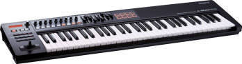 61-Key MIDI Keyboard Controller in Black
