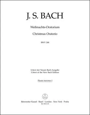 Christmas Oratorio BWV 248 - Bach - Wind Set, Urtext Edition