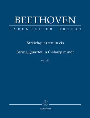 Baerenreiter Verlag - String Quartet in C-sharp Minor Op. 131 - Beethoven - Study Score, Urtext Edition - String Quartet