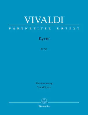 Baerenreiter Verlag - Kyrie RV 587 - Vivaldi - Vocal Score, Urtext Edition