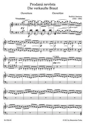The Bartered Bride - Smetana - Vocal Score, Urtext Edition - Soloists, Orchestra
