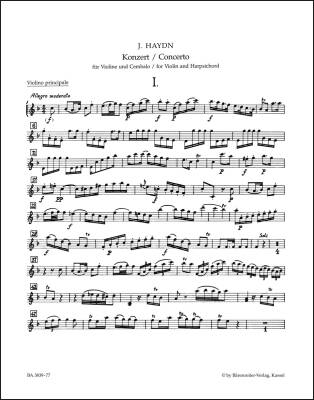 Concerto in F Major Hob. XVIII:6* - Haydn - Violin Solo Part