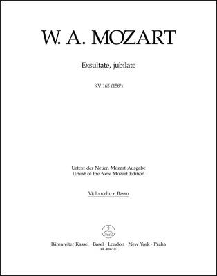Exsultate, Jubilate K. 165 (158a) - Mozart - Cello/Double Bass/Bassoon Part, Urtext Edition