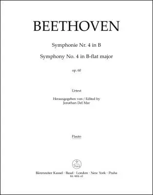 Baerenreiter Verlag - Symphony No. 4 in B-flat Major Op. 60 - Beethoven - Wind Set, Urtext Edition