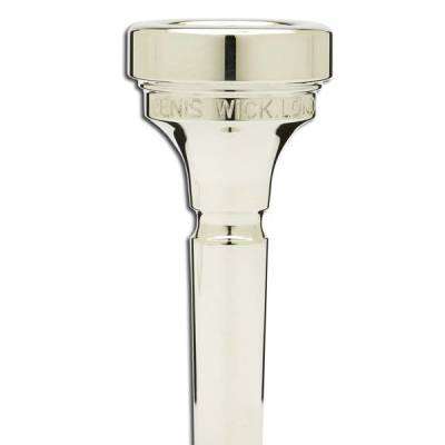 Denis Wick - 4AY Silver-plated Euphonium Mouthpiece - USA/Japan Shank