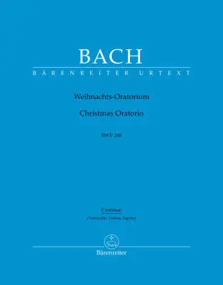 Christmas Oratorio BWV 248 - Bach - Cello/Double Bass/Bassoon Part, Urtext Edition