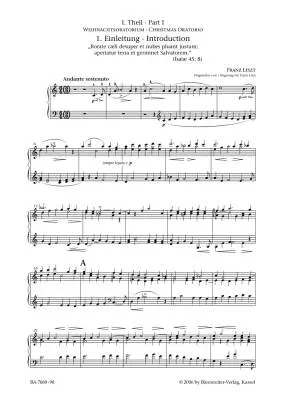 Christus - Liszt - Vocal Score, Urtext edition